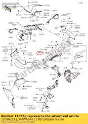 Here you can order the bracket,inner cowling,lh zx140 from Kawasaki, with part number 110562211: