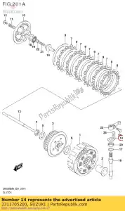 Suzuki 2311705200 zaciski ustalaj?ce rls - Dół