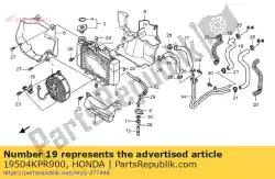 Aqui você pode pedir o mangueira d, água em Honda , com o número da peça 19504KPR900: