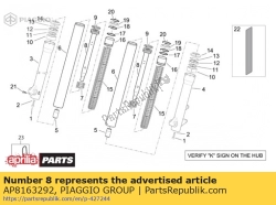 Aprilia AP8163292, Schokdemper, OEM: Aprilia AP8163292