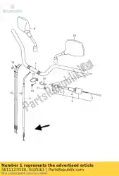 Aqui você pode pedir o guidão em Suzuki , com o número da peça 5611127G20: