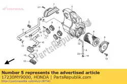 Ici, vous pouvez commander le élément, filtre à air auprès de Honda , avec le numéro de pièce 17230MY9000: