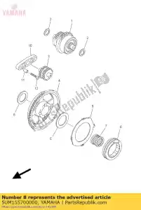 yamaha 5UM155700000 sprz?g?o rozrusznika - Dół