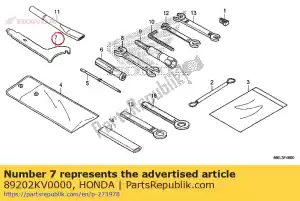 honda 89202KV0000 moersleutel, pin - Onderkant