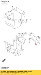 Here you can order the holder,electric from Suzuki, with part number 4155006J00: