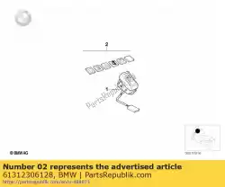 Here you can order the fog light symbol from BMW, with part number 61312306128: