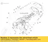 65634300RU, Piaggio Group, dashboardkastje deur piaggio beverly bv zapm69 zapm69200 zapm69300, zapm69400 zapma20s zapma210 zapma2100 zapma2200 125 300 350 2010 2011 2012 2013 2014 2015 2016 2017 2018 2019 2020 2021 2022, Nieuw