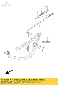 suzuki 4330038300 haste assy, ??rr bra - Lado inferior