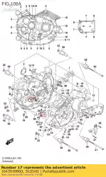 Ici, vous pouvez commander le assiette auprès de Suzuki , avec le numéro de pièce 1643938B00: