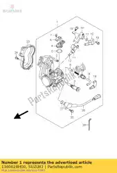 Ici, vous pouvez commander le assy corps, throt auprès de Suzuki , avec le numéro de pièce 1340028H00: