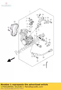 Suzuki 1340028H00 assy corps, throt - La partie au fond