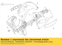 GU32576610, Piaggio Group, rh protección moto-guzzi breva ie 750 2003, Nuevo