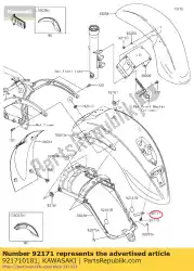 Ici, vous pouvez commander le pince zr750-j1h auprès de Kawasaki , avec le numéro de pièce 921710181: