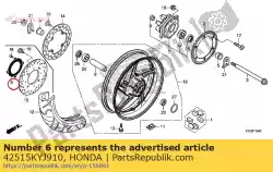 Aqui você pode pedir o nenhuma descrição disponível no momento em Honda , com o número da peça 42515KYJ910: