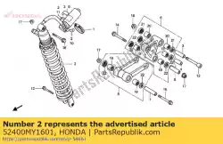 Ici, vous pouvez commander le pas de description disponible pour le moment auprès de Honda , avec le numéro de pièce 52400MY1601: