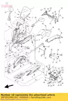 36P2830N0100, Yamaha, box sub assy yamaha xj 600 2010 2011 2014 2015 2016, Nuovo