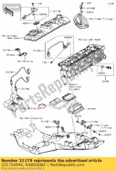 Ici, vous pouvez commander le unité de contrôle-électronique zg1400 auprès de Kawasaki , avec le numéro de pièce 211750944: