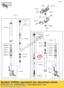 kawasaki 920550174 ring-o zx600r9f - Dół