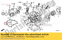 Here you can order the gasket, head cover from Honda, with part number 12315HR0F01: