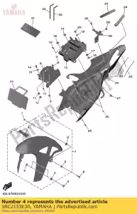 yamaha 1RC2153E30 emblema, yamaha - Lado inferior