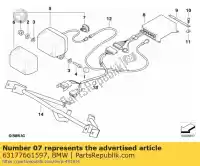 63177661597, BMW, tubulare module bmw  850 900 1100 1150 1200 1994 1995 1996 1997 1998 1999 2000 2001 2002 2003 2004 2005 2006 2007 2008 2009, New