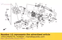 19551MEA670, Honda, tubo flessibile a, in. collettore honda vtx 1300 2003 2004 2005 2006 2007, Nuovo