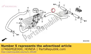 honda 17466MGE000 tube, rr. aspiration d'air - La partie au fond