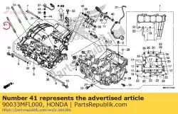 Aqui você pode pedir o parafuso, pino, 9x134 em Honda , com o número da peça 90033MFL000: