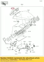 921611812, Kawasaki, serranda, cuscino sella zx1000rgf kawasaki  zx 636 1000 2016 2017 2018 2019 2020 2021, Nuovo