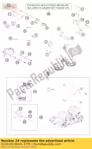 ktm 61241023044 injector cpl. - Onderkant