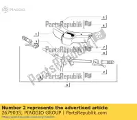 2679035, Piaggio Group, handlebars ape vin: zapc80000, motor: c000m zapc80000 50 1998 1999 2000 2001 2002 2003 2004 2005 2006 2007 2008 2009 2010 2011 2012 2013 2014 2015 2016 2017 2018 2019 2020 2021 2022, New