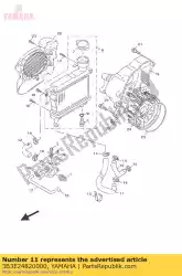 Ici, vous pouvez commander le tuyau 2 auprès de Yamaha , avec le numéro de pièce 3B3E24820000: