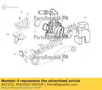 842202, Piaggio Group, hose clamp ape aprilia derbi gilera piaggio vespa  atlantis atlantis bullet atlantis bullet e atlantis city atlantis o atlantis red bullet e atlantis two chic e boulevard diesis dna easy et fly free gp gp series gpr habana hexagon lx ice lbmc25e0, lbmc25e1 lbmc50100, New