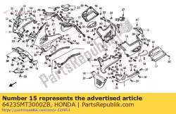 geen beschrijving beschikbaar op dit moment van Honda, met onderdeel nummer 64235MT3000ZB, bestel je hier online: