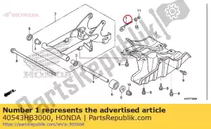 Honda 40543HB3000 regelaar, ketting - Onderkant