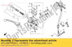 Qui puoi ordinare tubo flessibile, fr da Honda , con numero parte 45126KTMD21: