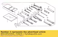 89010MZ0000, Honda, brak opisu w tej chwili honda gl 1500 1997 1998 1999, Nowy