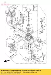 Ici, vous pouvez commander le tuyau auprès de Yamaha , avec le numéro de pièce 5EL141970000: