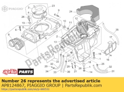 Aprilia AP8124867, Lucht temperatuur sensor, OEM: Aprilia AP8124867