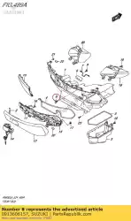 Here you can order the screw,6x16 from Suzuki, with part number 0913606157: