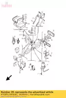 47G851500000, Yamaha, plaat, ontwerp yamaha sr v max xv xvz 125 1000 1100 1200 1300 1986 1988 1989 1990 1991 1992 1993 1994 1996 1997 1998 1999 2000 2001, Nieuw