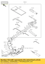 Ici, vous pouvez commander le clé à outils, allen, 4 mm auprès de Kawasaki , avec le numéro de pièce 921100602: