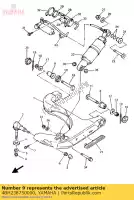 4BH238750000, Yamaha, plane bearing, steering lower yamaha gts gtsa 1000, New