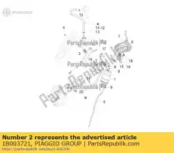 Ici, vous pouvez commander le pl? Tchen auprès de Piaggio Group , avec le numéro de pièce 1B003721: