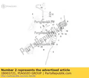 Piaggio Group 1B003721 pl?tchen - Bottom side