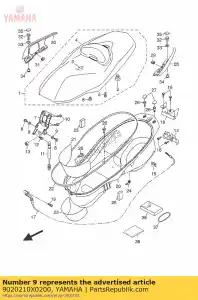 yamaha 9020210X0200 podk?adka, talerz - Dół