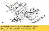 64471KVZ630, Honda, cover,under honda nss forza a xa nss250a nss250s 250 , New