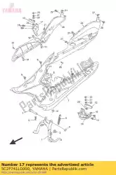 Here you can order the bracket 4 from Yamaha, with part number 5C2F741L0000: