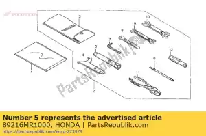 Honda 89216MR1000 clé, bouchon - La partie au fond