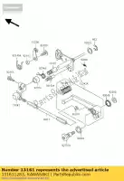 131611283, Kawasaki, lever-comp-change sha kawasaki zx12r ninja b zx 12r 1200 , Nieuw